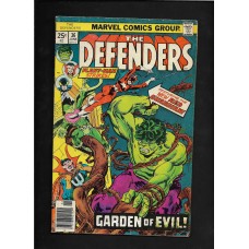 DEFENDERS COMIC 36 - GARDEN OF EVIL - VG+ 